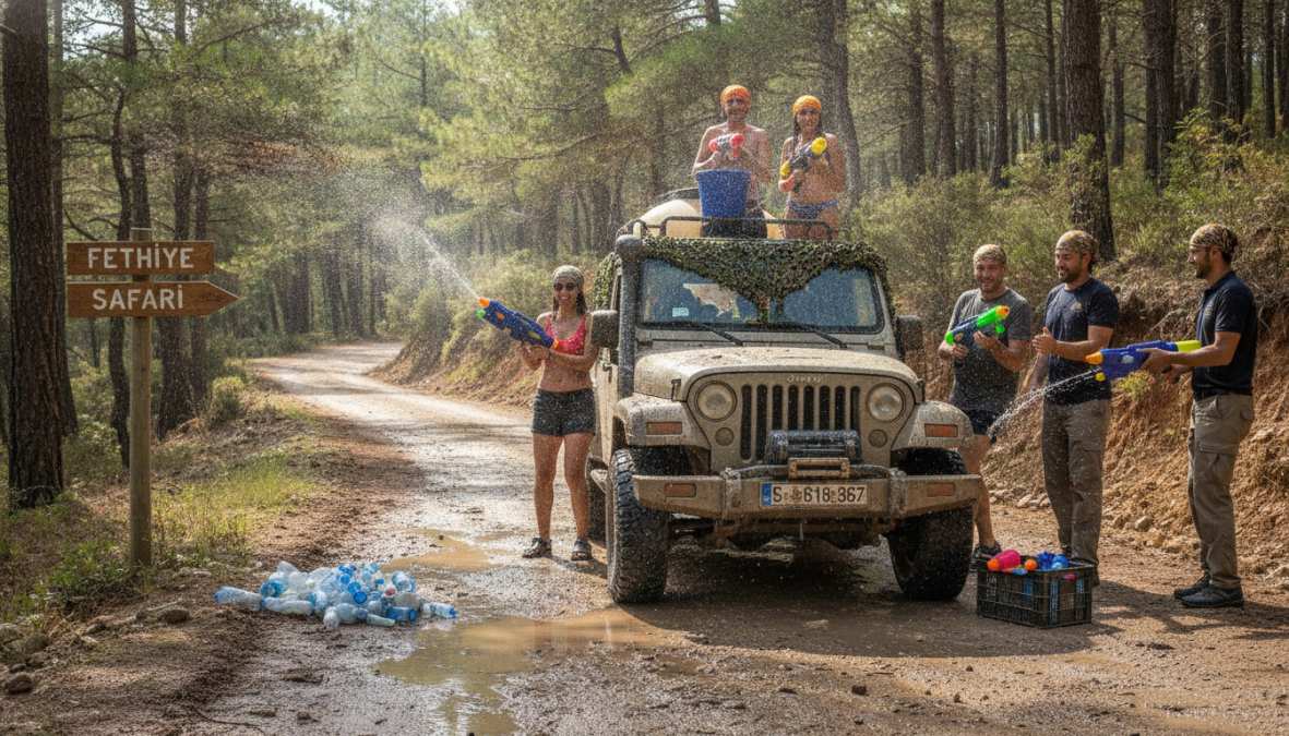 Fethiye Jeep Safari Su Savaşı Nasıl Oluyor: Rehber