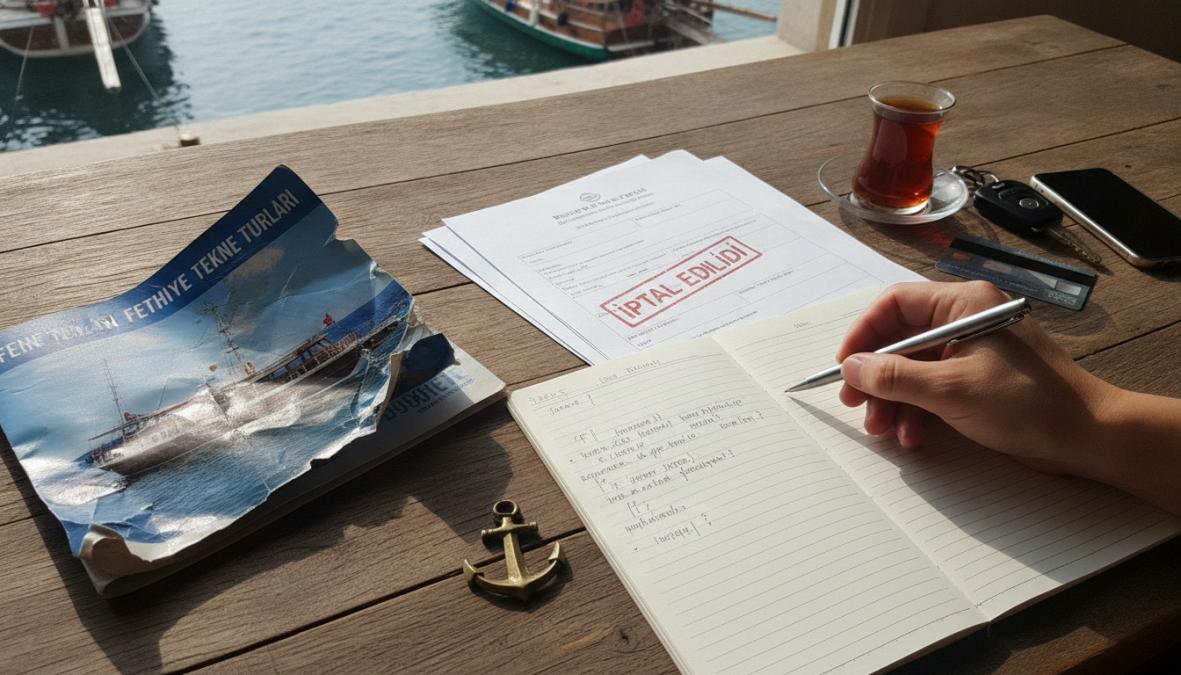 Fethiye Tekne Turu İptal İade Şartları: Kapsamlı Rehber