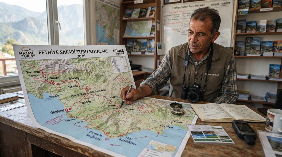 Fethiye Safari Turu Rotaları Haritası 2026